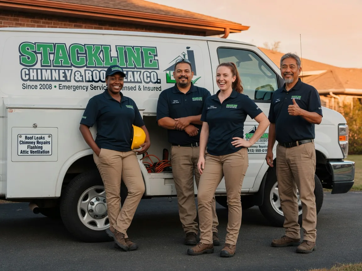 Chimney flashing repair company in Portland, MO